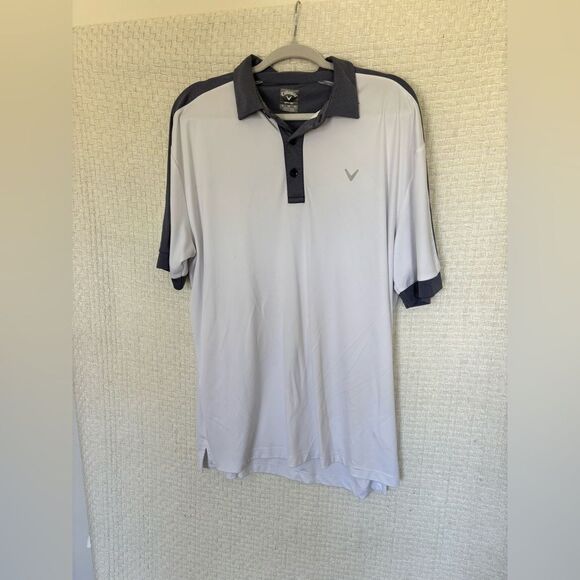 Callaway Men's Short Sleeve Birdseye Colorblock Polo✨ - Picture 2 of 6